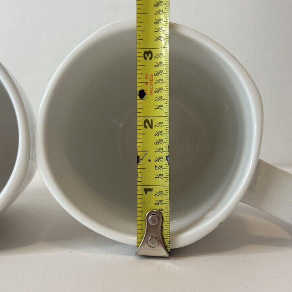 Corelle Corning Simple Lines Cup Set of 2, Square, Black Curved Lines On White - Picture 8 of 9